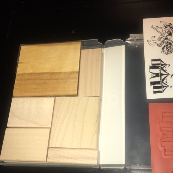 Stampin’Up Carousel Birthday:unmounted wood blocks - used - box has some damage. - Picture 8 of 11
